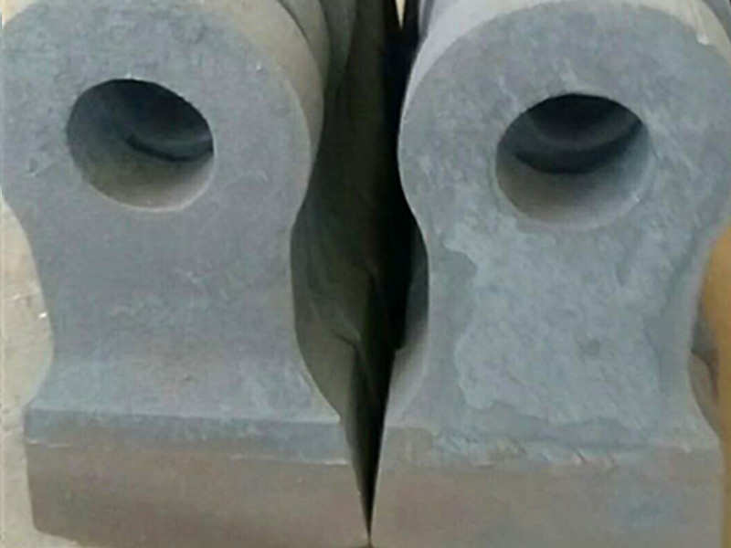 Crusher manganese steel hammer head